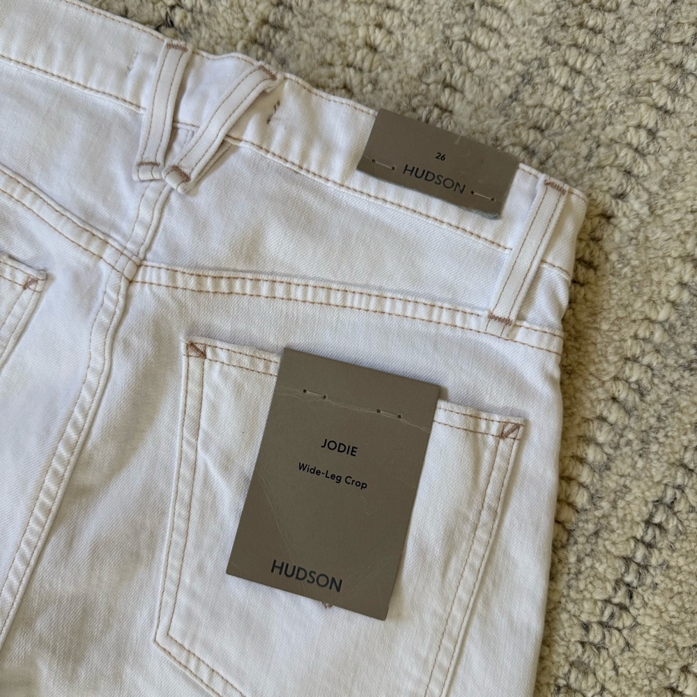 NWT Hudson Jodie Wide-Leg Crop Jeans - Picture 11 of 14